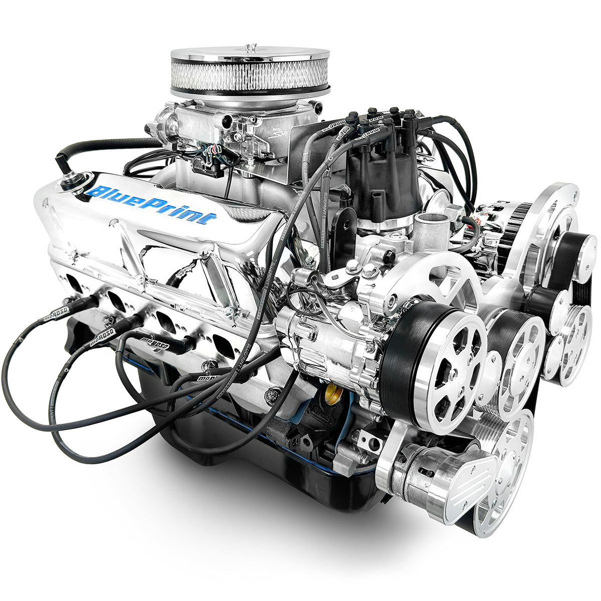 BluePrint BP302RCTFK Ford SB 302 CI Cruiser Crate Engine Dressed Longblock w/ EFI & Pulley Kit