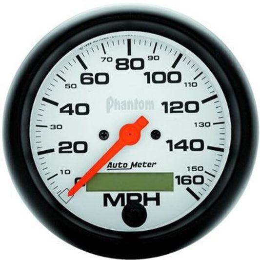 AutoMeter AU5888 Speedometer Phantom 0-160 MPH 3-3/8" Analog Elecal
