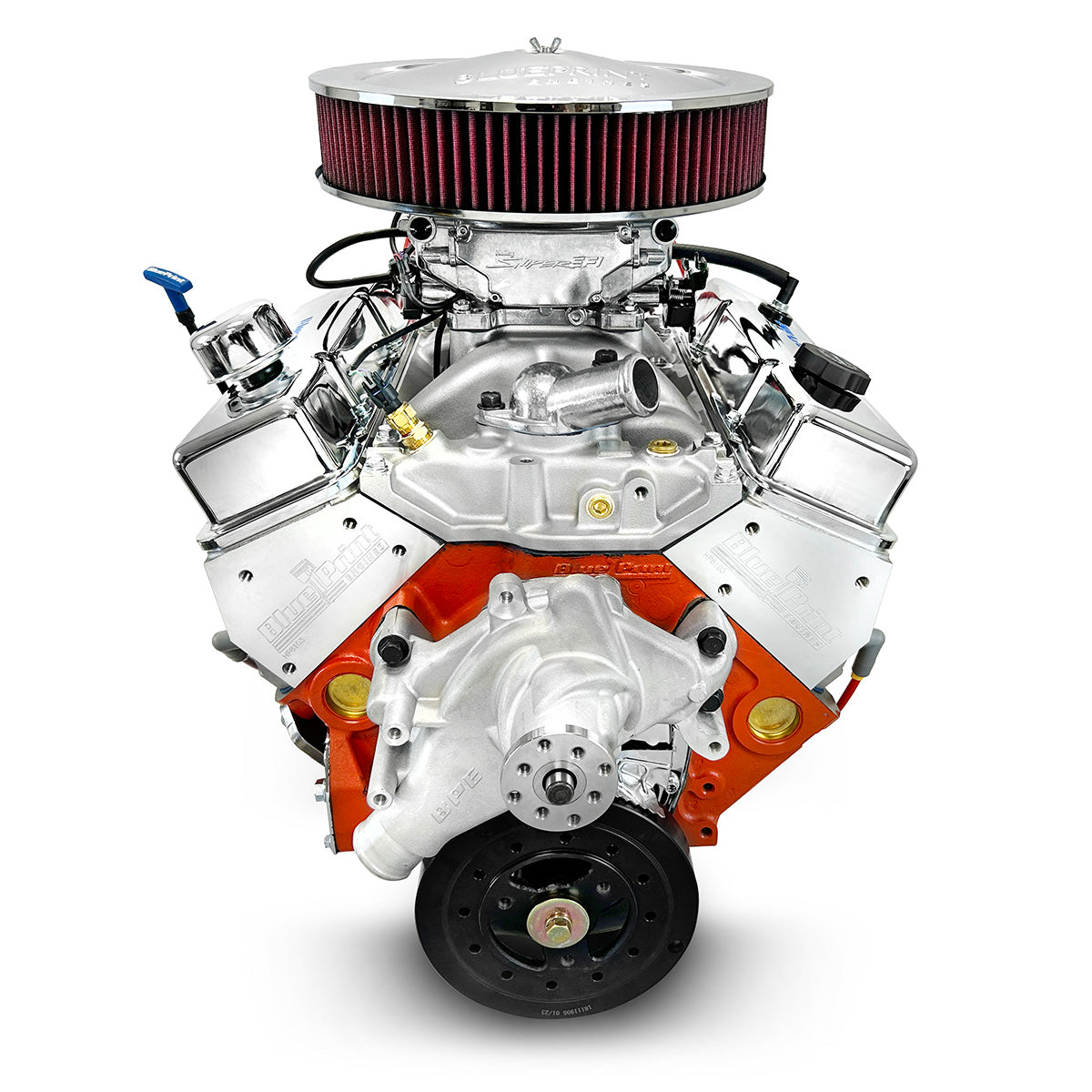 BluePrint BP4002CTFD Chev 400 CI Crate Engine Dressed Longblock w/ EFI