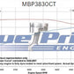 BluePrint MBP3830CT GM Marine SB 383 Engine 405HP Long Block