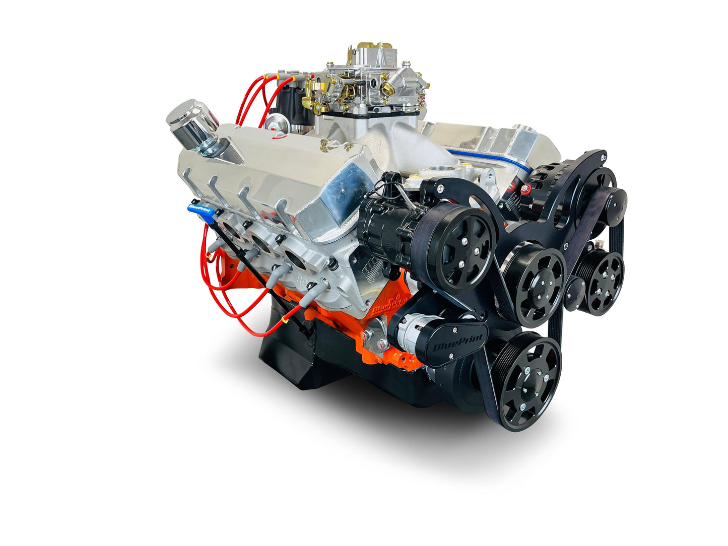 BluePrint PS5401CTCKB Chev BB 540 CI Pro Series Stroker Crate Engine Dressed Longblock w/ Carb