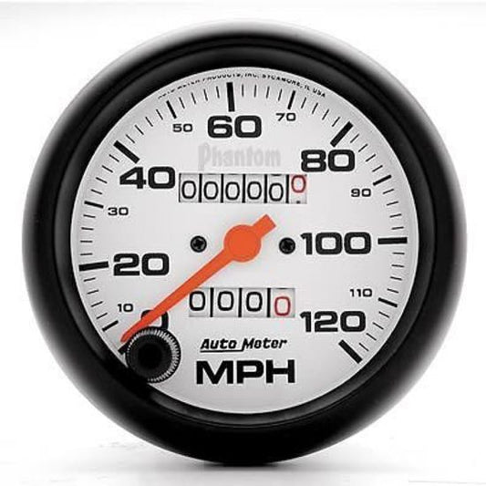 AutoMeter AU5892 Phantom 3-3/8" Mech In-Dash Speedometer 0-120 MPH