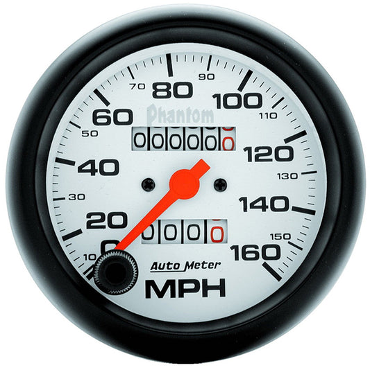 AutoMeter AU5893 Phantom Speedometer 3-3/8" In-Dash Mech 0-160 MPH