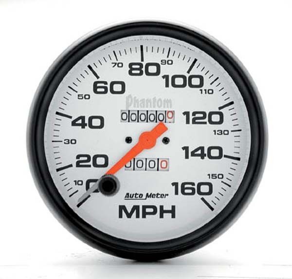 AutoMeter AU5895 Phantom 5" Mech In-Dash Speedometer 0-160 MPH