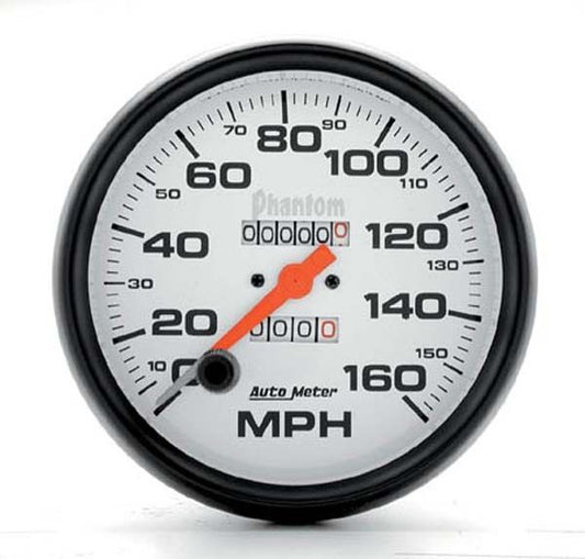 AutoMeter AU5895 Phantom 5" Mech In-Dash Speedometer 0-160 MPH