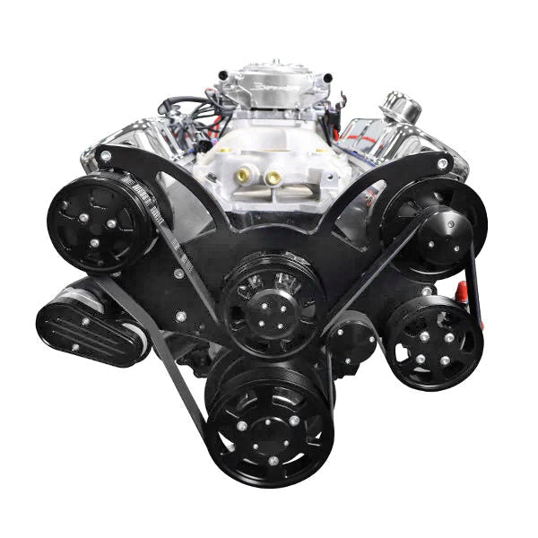 BluePrint BP454CTFKB Chev BB 454 CI Crate Engine Dressed Longblock w/ EFI & Pulley Kit