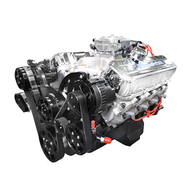 BluePrint BP454CTFKB Chev BB 454 CI Crate Engine Dressed Longblock w/ EFI & Pulley Kit
