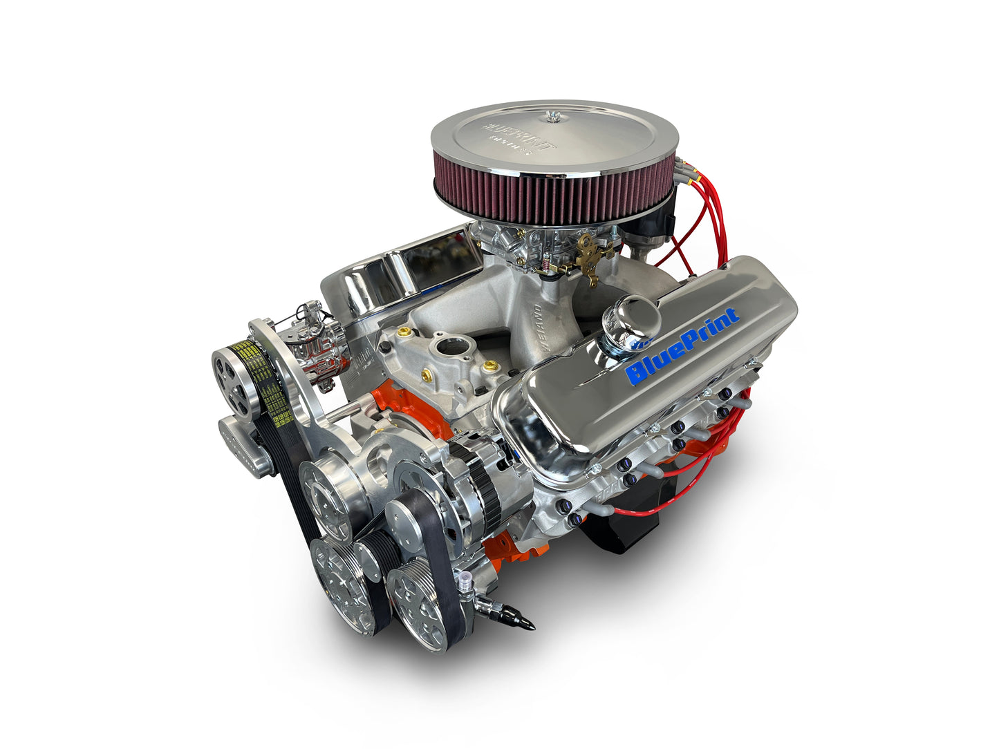 BluePrint PS5401CTCK Chev BB 540 CI Pro Series Stroker Crate Engine Dressed Longblock w/ Carb