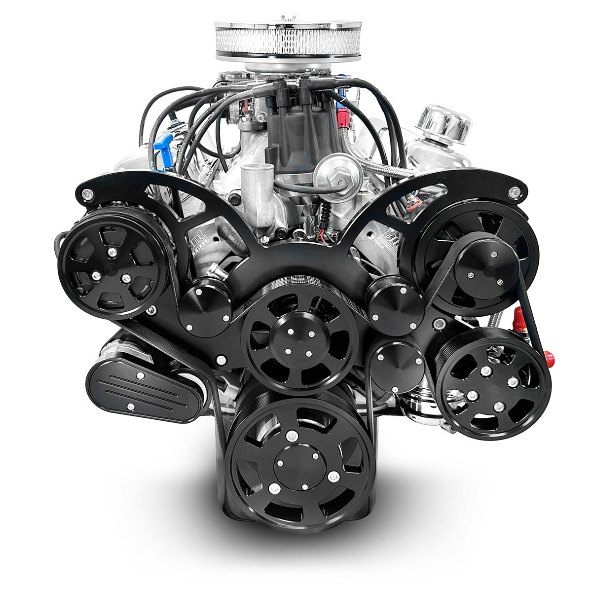BluePrint BP302CTCKB Ford SB 302 CI Cruiser Crate Engine Dressed Longblock w/ Carb & Pulley Kit