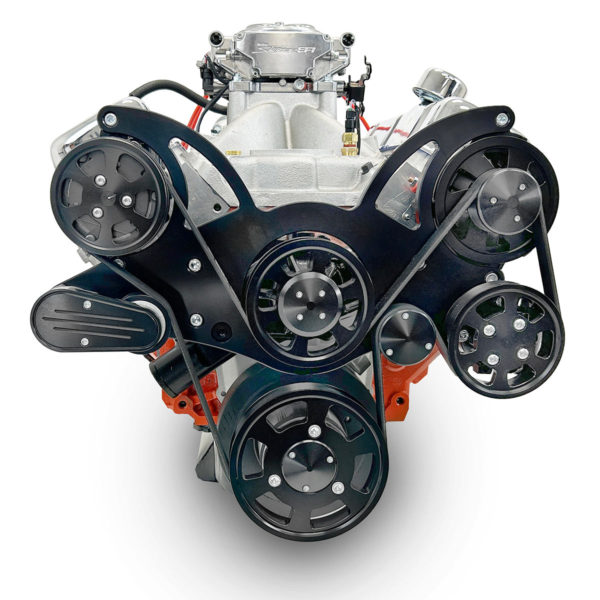 BluePrint PS502CTFKB Chev BB 502 CI Pro Series Stroker Crate Engine Dressed Longblock w/ EFI