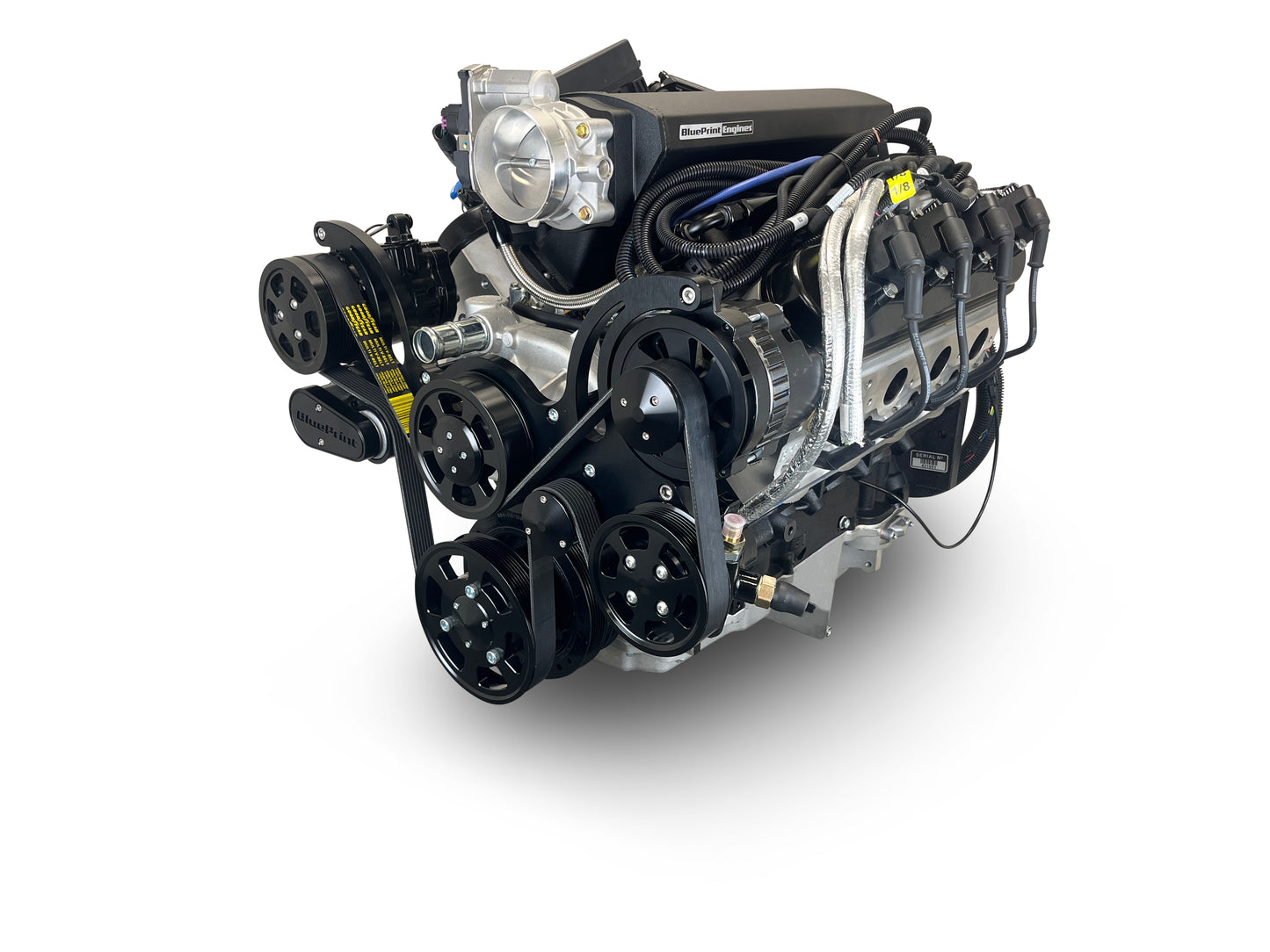 BluePrint PSLS4275CTFKB Ford 427 CI LS ProSeries Stroker Crate Engine Dressed Longblock w/ EFI