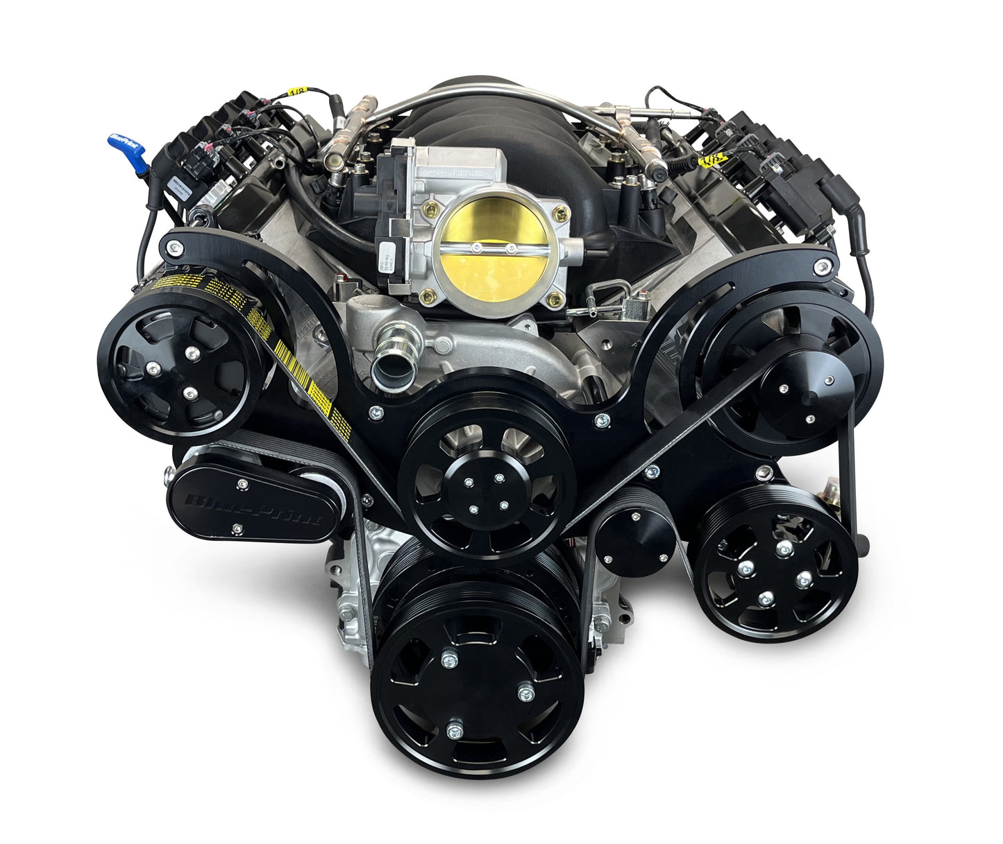 BluePrint PSLS4273CTFKB Ford 427 CI LS ProSeries Stroker Crate Engine Dressed Longblock w/ EFI