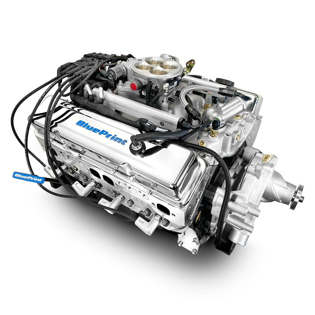 BluePrint BP38318MPFID Chev SB 383 CI Stroker Crate Engine Dressed Longblock w/ EFI
