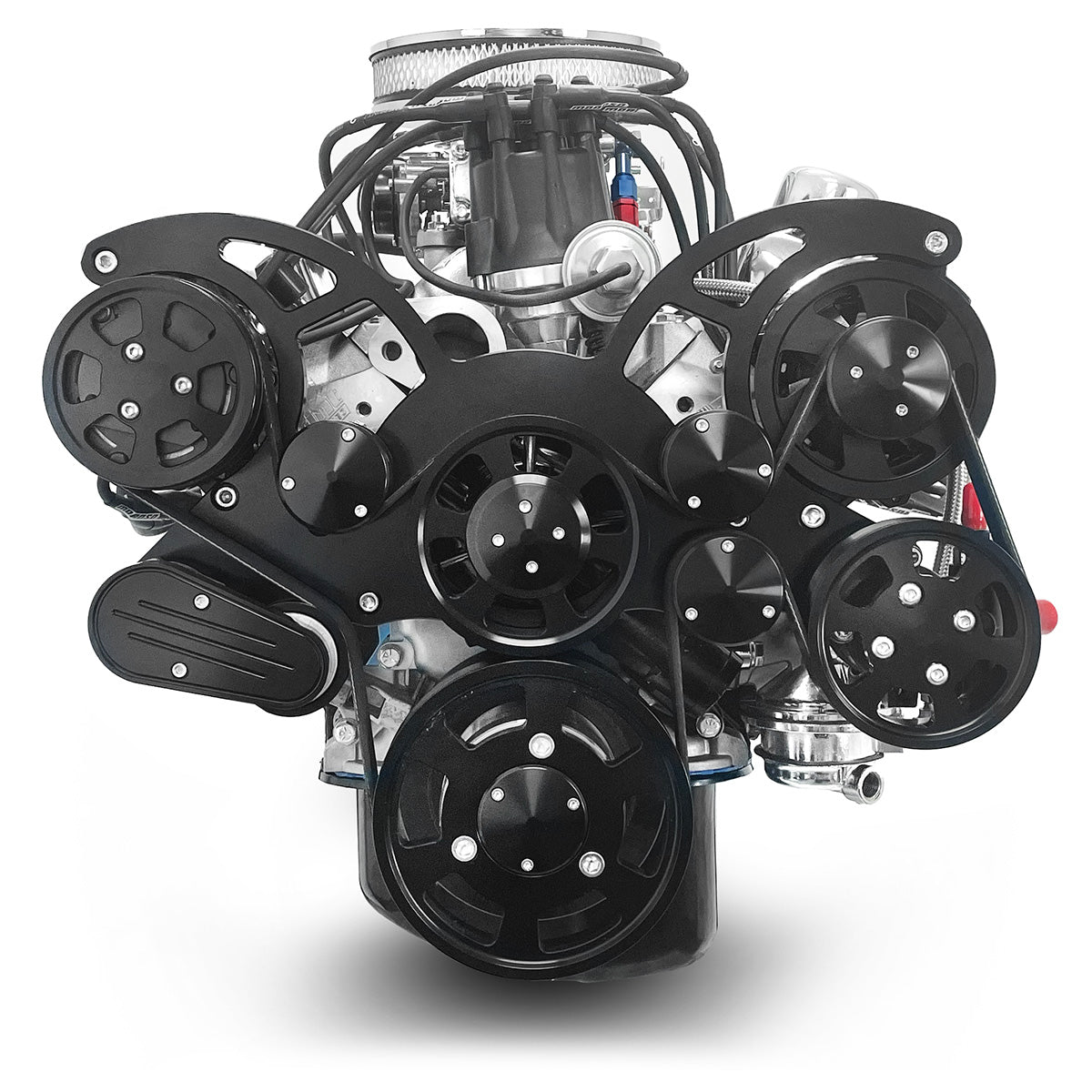 BluePrint BP302RCTCKB Ford SB 302 CI Cruiser Crate Engine Dressed Longblock w/ Carb & Pulley Kit