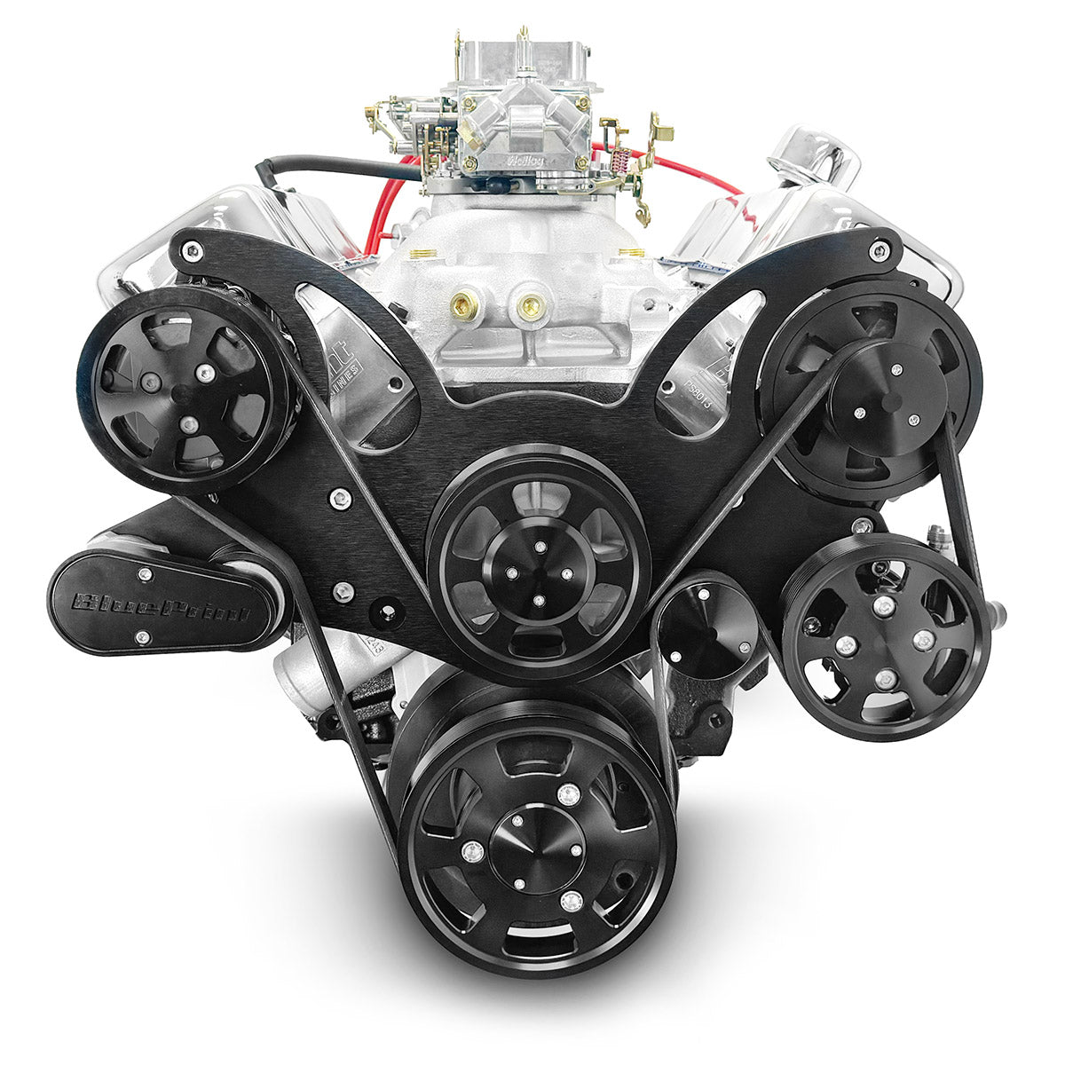 BluePrint BP454CTCKB Chev BB 454 CI Crate Engine Dressed Longblock w/ Carb & Pulley Kit