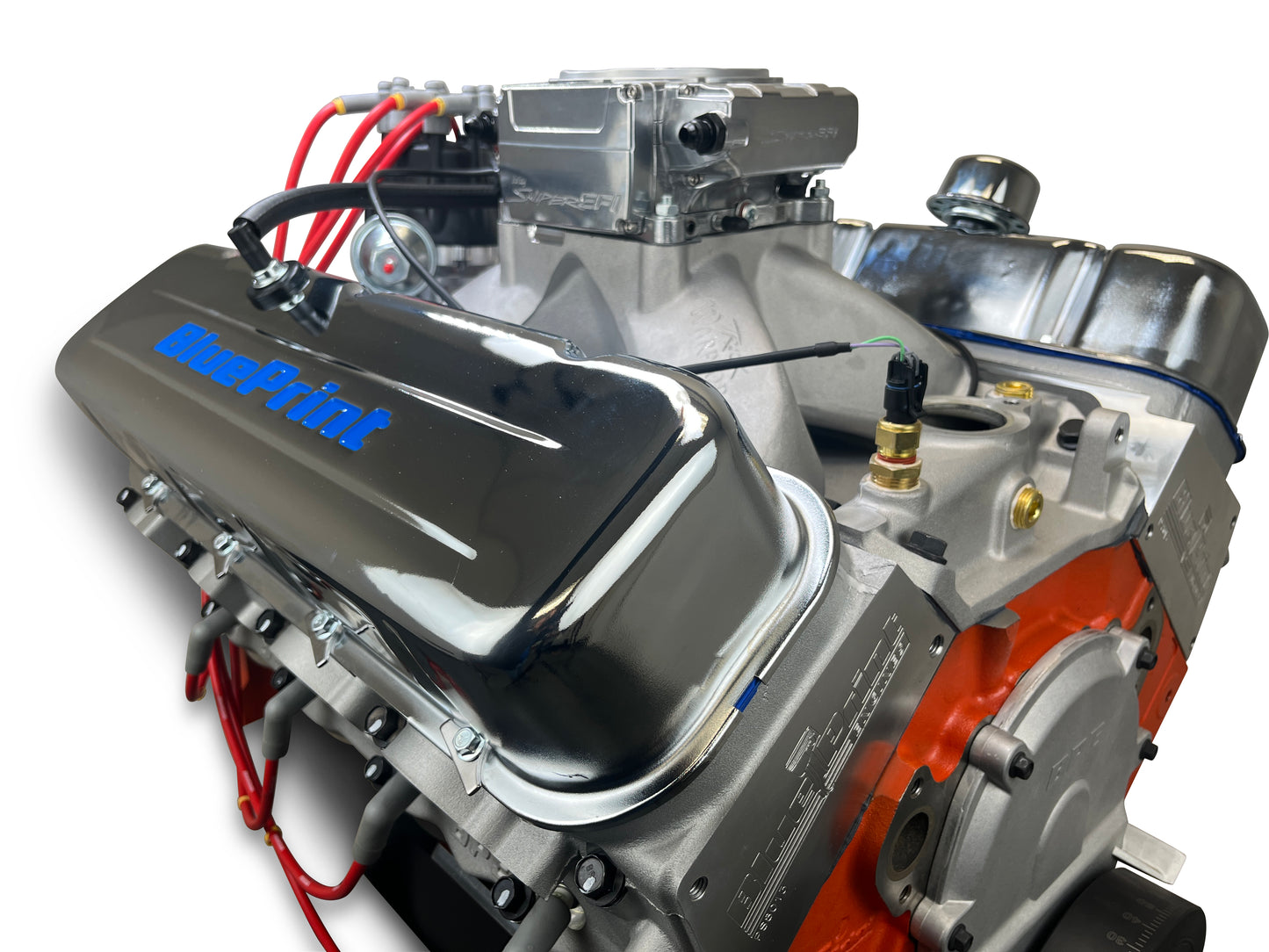 BluePrint PS502CTF Chev BB 502 CI Pro Series Stroker Crate Engine Dressed Longblock w/ EFI