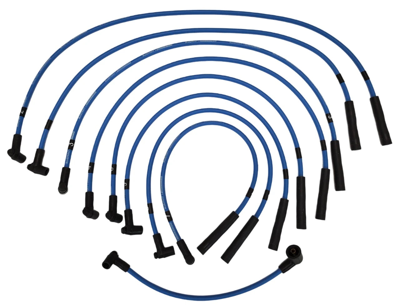 BluePrint BPP28889 8.65mm SPARK PLUG WIRE SET, 180 DEGREE BOOTS, SMALL BLOCK CHRYSLER Spark Plug Wire Set