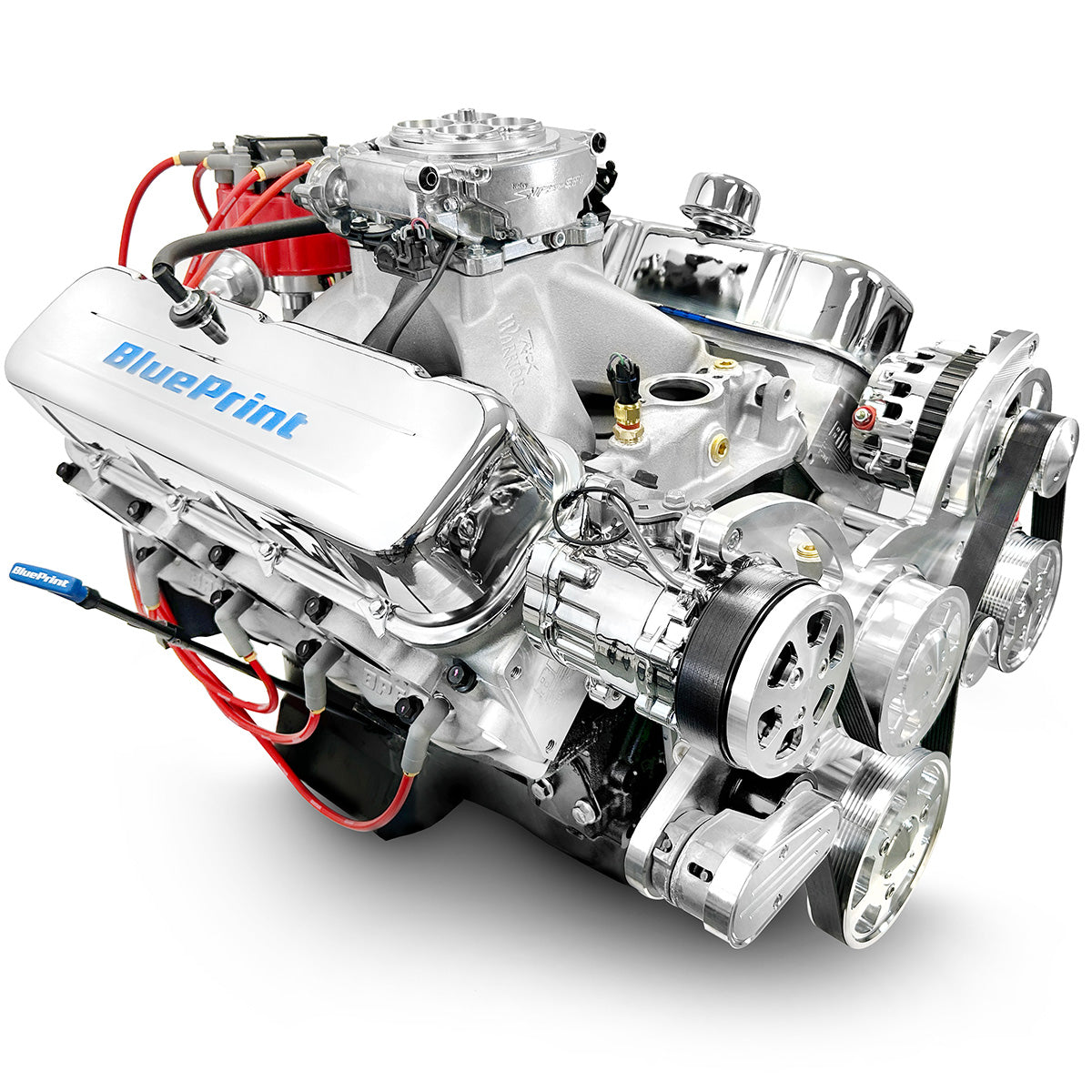 BluePrint BP4967CTFK 496 Stroker Crate Engine Dressed w/ EFI 600HP