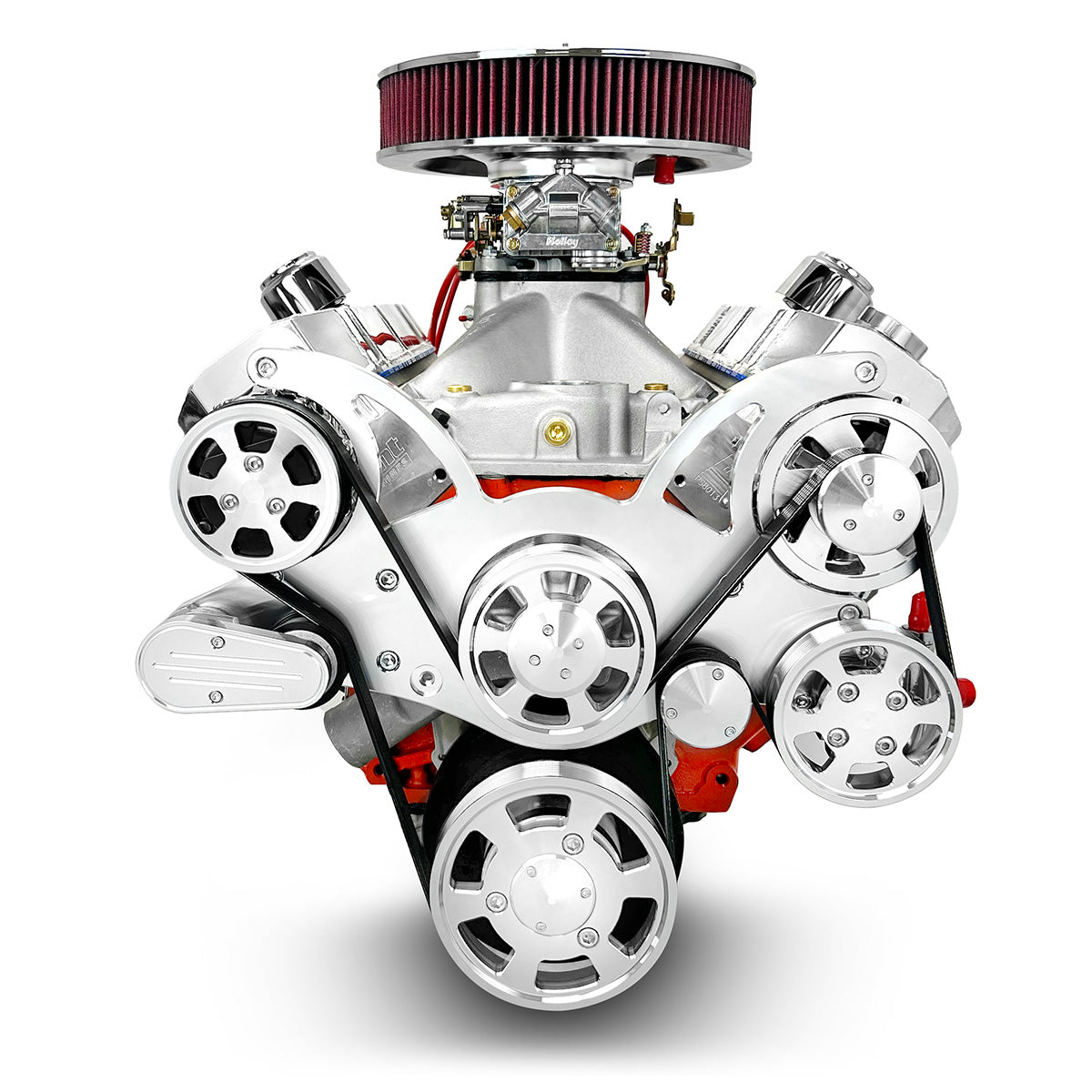 BluePrint PS502CTCK Chev BB 502 CI Pro Series Stroker Crate Engine Dressed Longblock w/ Carb