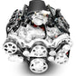 BluePrint PS426CTFK 426 CI HEMI ProSeries Stroker Crate Engine Dressed Longblock w/ EFI