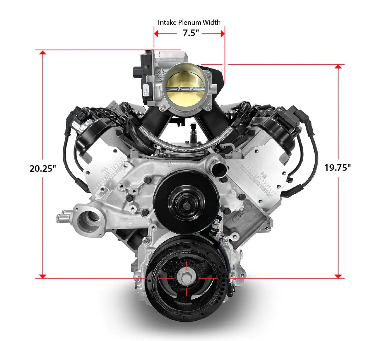 BluePrint PSLS376EFI 376 CI LS ProSeries Crate Engine Dressed Longblock w/ EFI