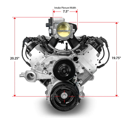 BluePrint PSLS376EFI 376 CI LS ProSeries Crate Engine Dressed Longblock w/ EFI
