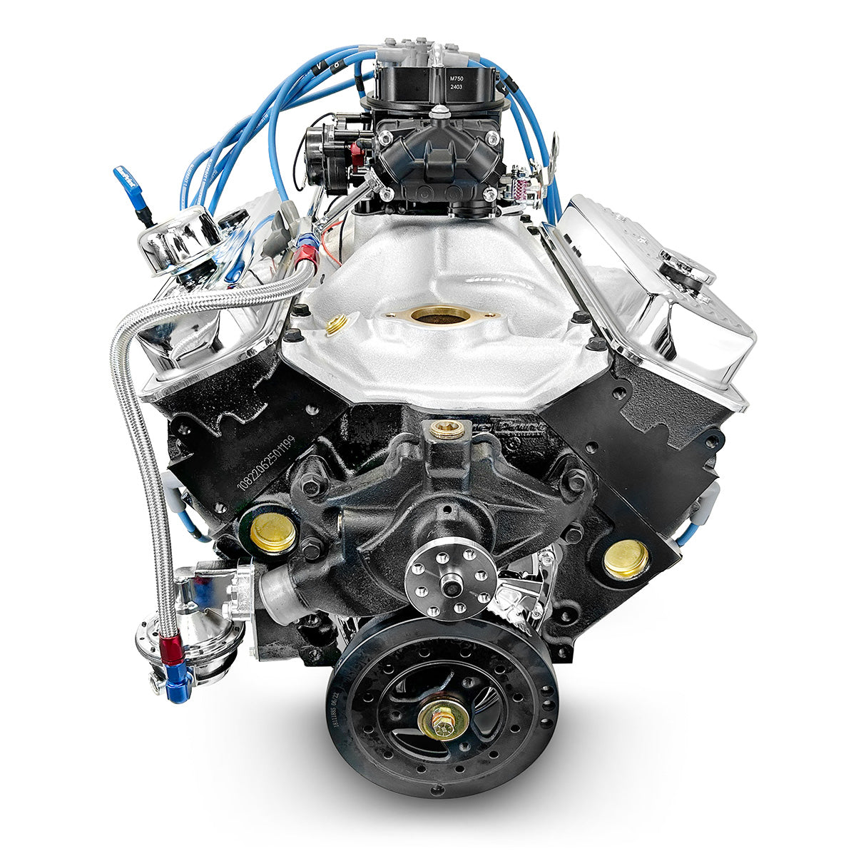BluePrint MBP3550CTC GM Marine SB 350 Engine 350HP Base Dressed Carbureted