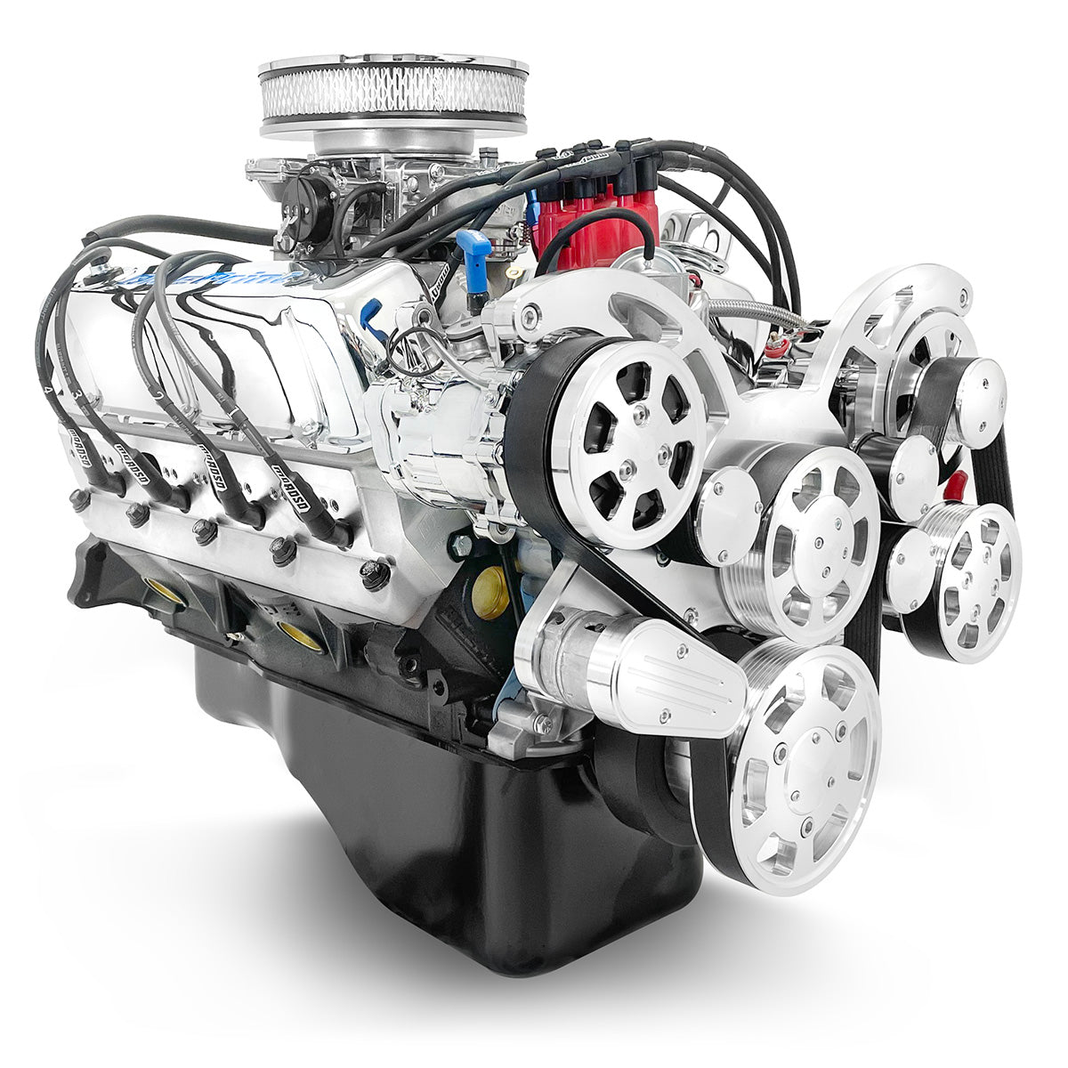 BluePrint BP302CTCK Ford SB 302 CI Cruiser Crate Engine Dressed Longblock w/ Carb & Pulley Kit