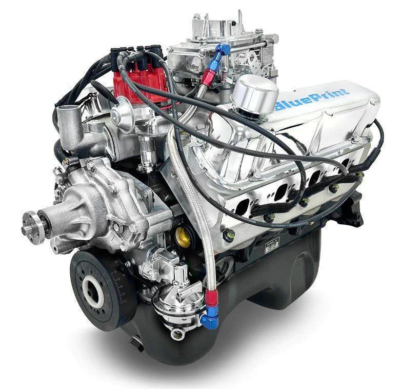 BluePrint BP3479RCTCD Ford SB 347 CI Stroker Crate Engine Dressed Longblock w/ Carb