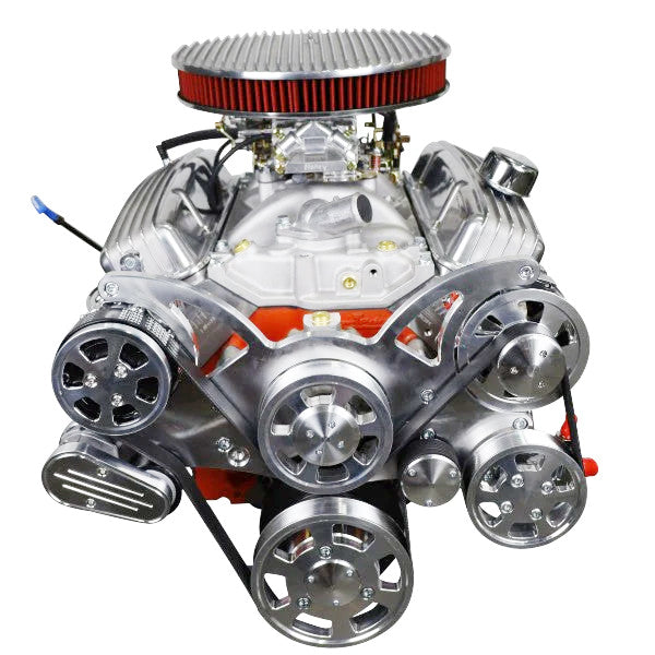 BluePrint BP38318CTCKV Chev SB 383 CI Stroker Crate Engine Dressed w/ Carb 436HP