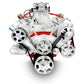 BluePrint PS6320CTFK Chev BB 632 CI Pro Series Stroker Crate Engine Dressed Longblock w/ EFI