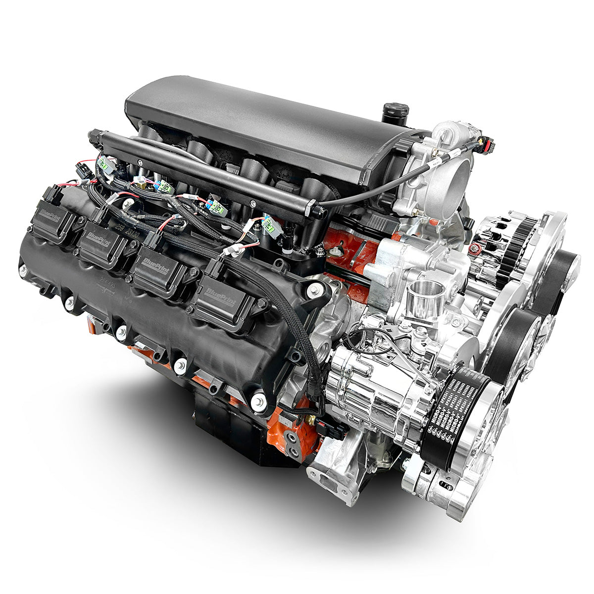 BluePrint PS426CTFK 426 CI HEMI ProSeries Stroker Crate Engine Dressed Longblock w/ EFI