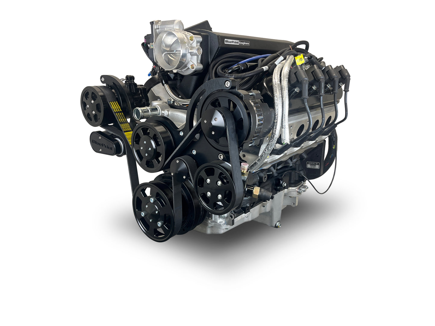 BluePrint PSLS4275CTFKB Ford 427 CI LS ProSeries Stroker Crate Engine Dressed Longblock w/ EFI