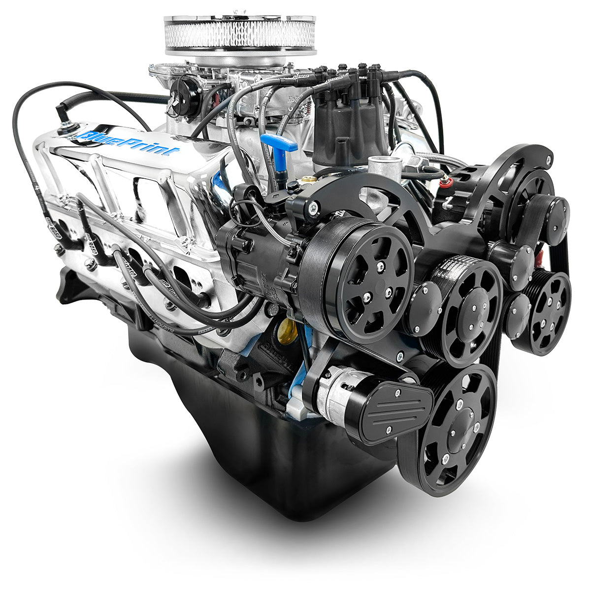 BluePrint BP302CTCKB Ford SB 302 CI Cruiser Crate Engine Dressed Longblock w/ Carb & Pulley Kit