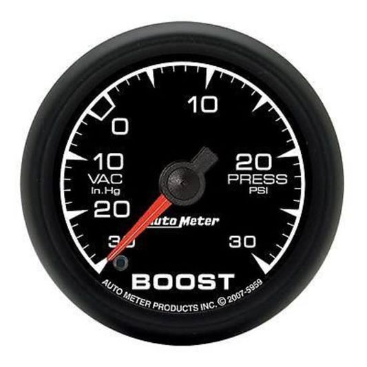 AutoMeter AU5959 ES 2-1/16" Mech Boost/Vacuum Gauge 30 In Hg./30 PSI