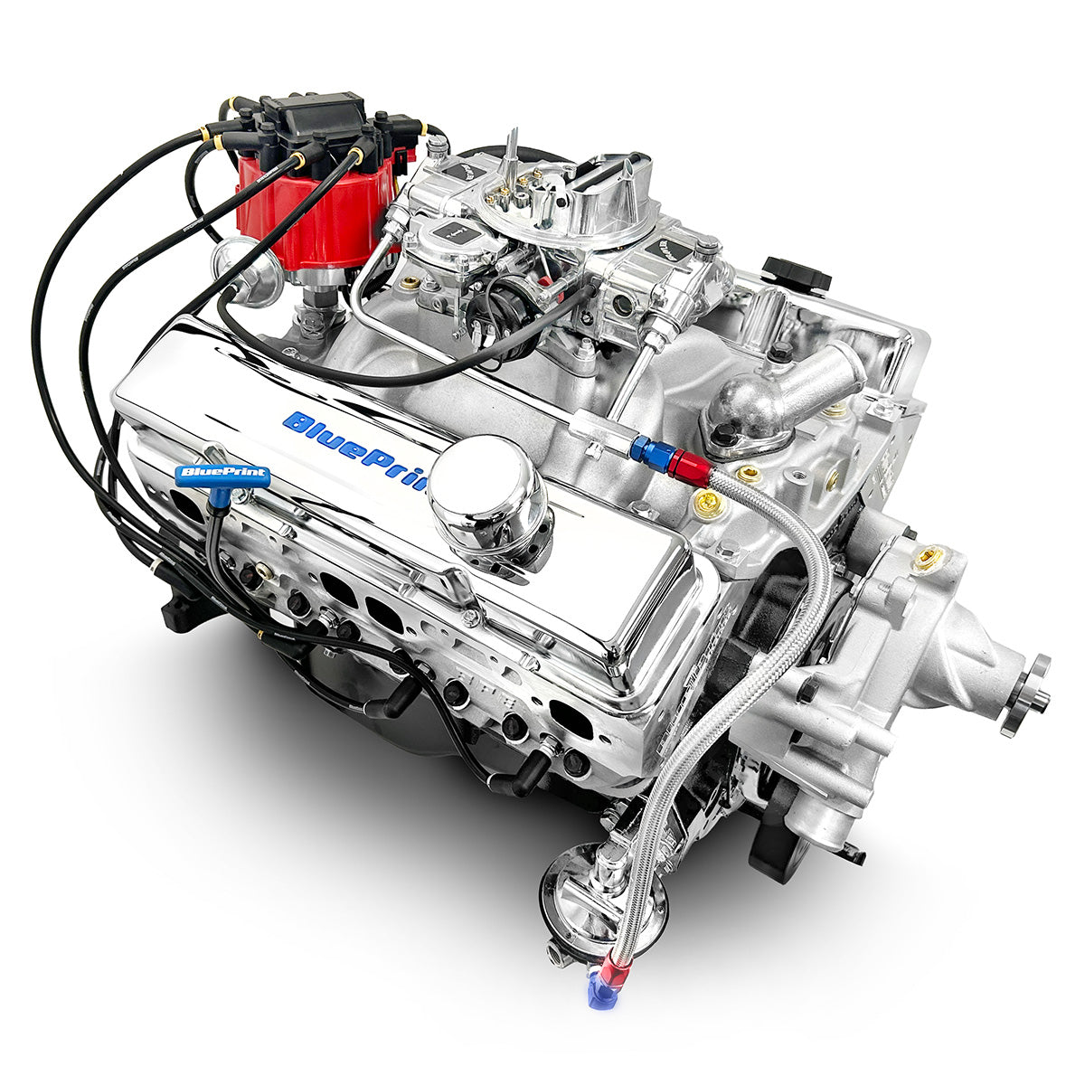 BluePrint BP350CTCD Chev SB 350 CI Crate Engine Dressed Longblock w/ Carb