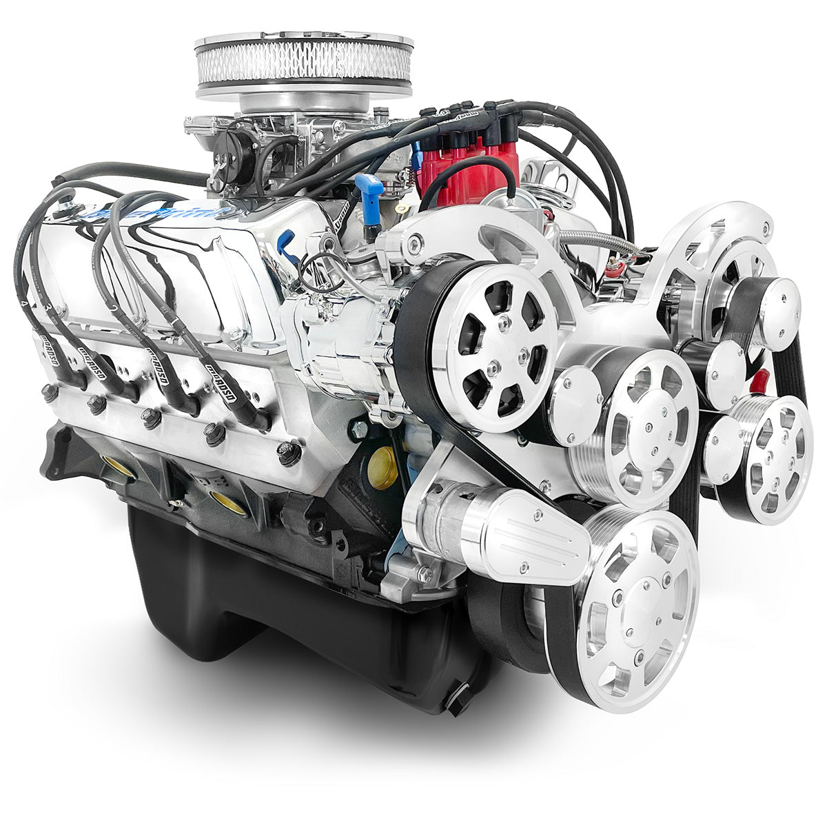 BluePrint BP302RCTCK Ford SB 302 CI Cruiser Crate Engine Dressed Longblock w/ Carb & Pulley Kit