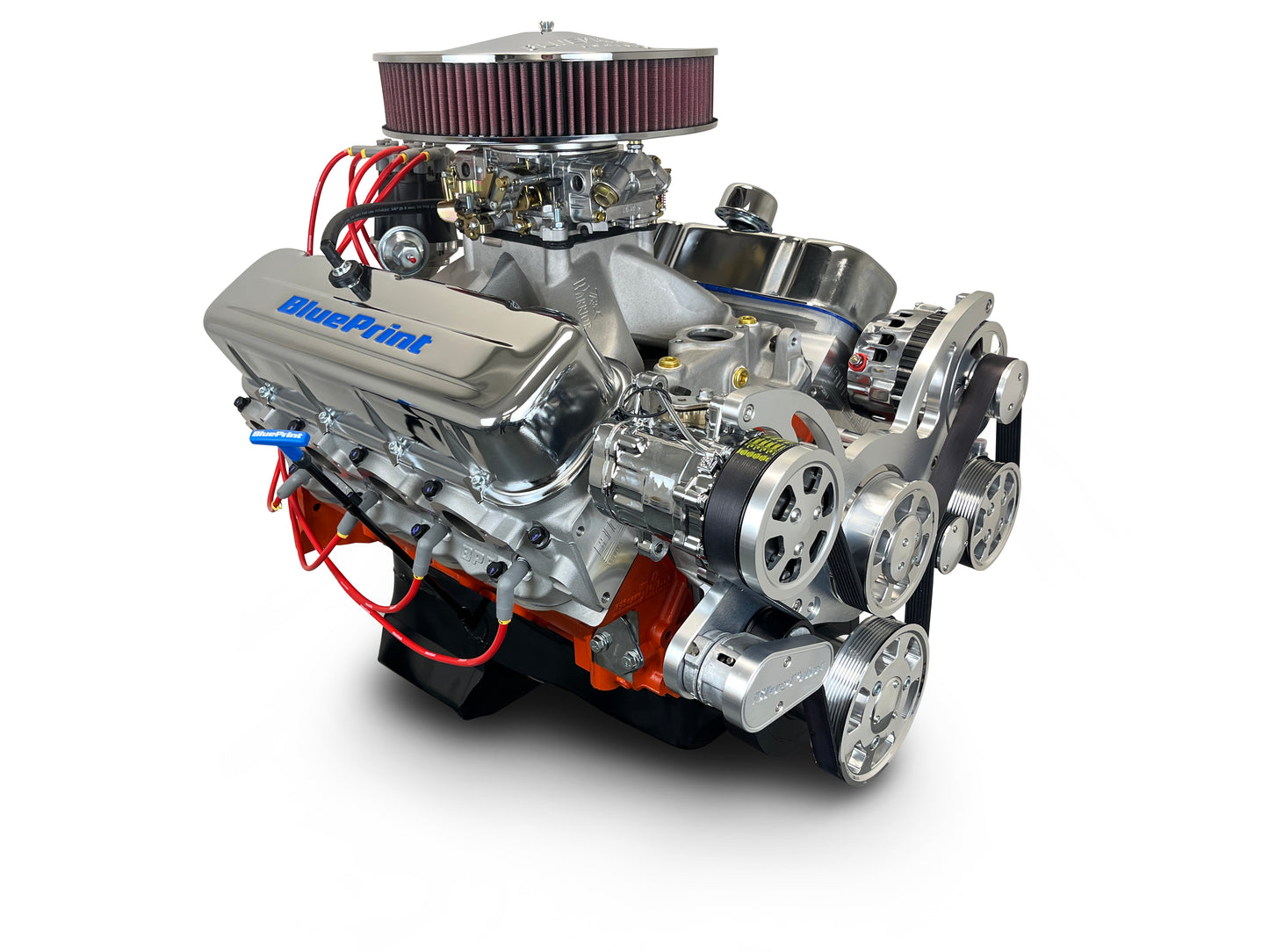 BluePrint PS5401CTCK Chev BB 540 CI Pro Series Stroker Crate Engine Dressed Longblock w/ Carb