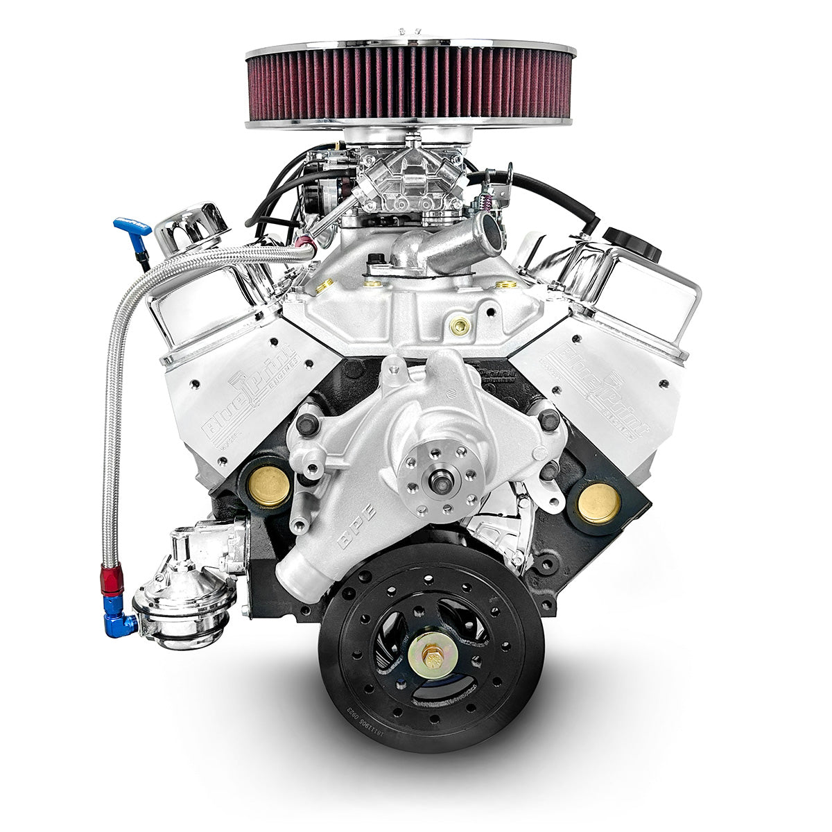 BluePrint BP350CTCD Chev SB 350 CI Crate Engine Dressed Longblock w/ Carb