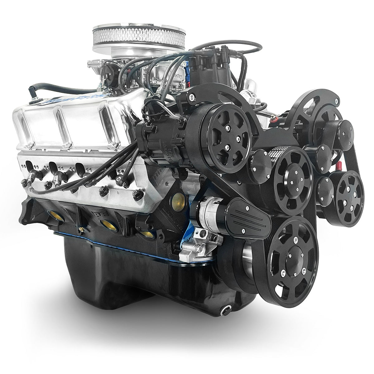 BluePrint BP302RCTCKB Ford SB 302 CI Cruiser Crate Engine Dressed Longblock w/ Carb & Pulley Kit