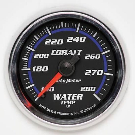 AutoMeter AU6131 Cobalt 2-1/16" Mech Water Temperature Gauge 140-280????F