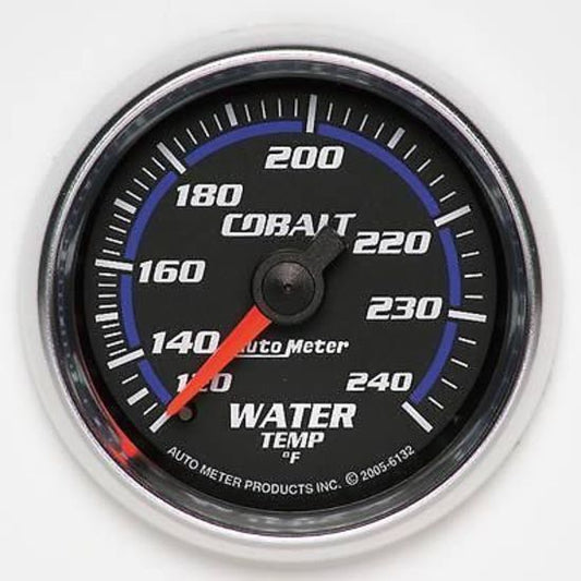 AutoMeter AU6132 Cobalt 2-1/16" Mech Water Temperature Gauge 120-240¶øF