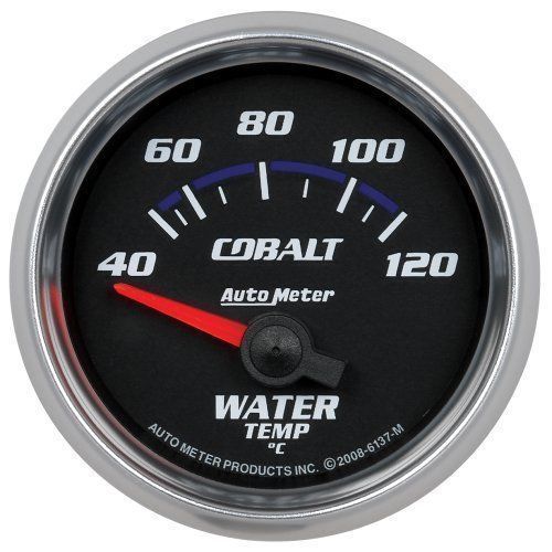 AutoMeter AU6137-M Water Temperature Gauge 2-1/16" Short Sweep Elec 40-120C