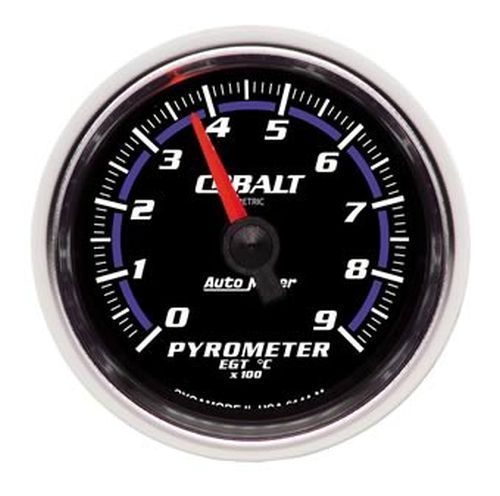 AutoMeter 6144-M GAUGE, PYROMETER (EGT), 2 1/16", 900?C, DIGITAL STEPPER MOTOR, COBALT