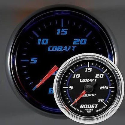 AutoMeter 6160 2-1/16" BOOST, 0-30 PSI, COBALT