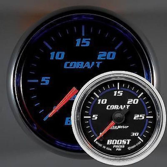 AutoMeter AU6160 Cobalt 2-1/16" Boost Gauge 30PSI