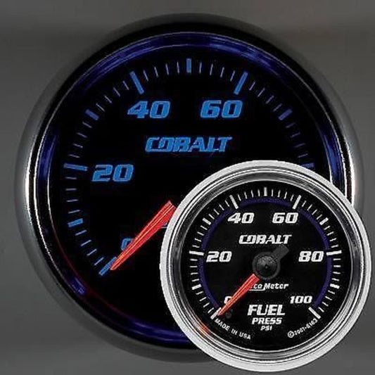 AutoMeter AU6163 Cobalt 2-1/6" Elec Fuel Pressure Gauge 0-100 PSI