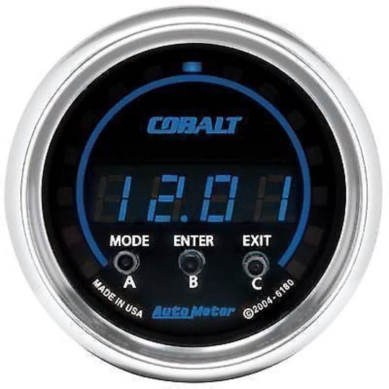AutoMeter AU6180 Cobalt 2-1/16" D-Pic Gauge Accelerometer Timer 0-60 1/4 Mile Hp