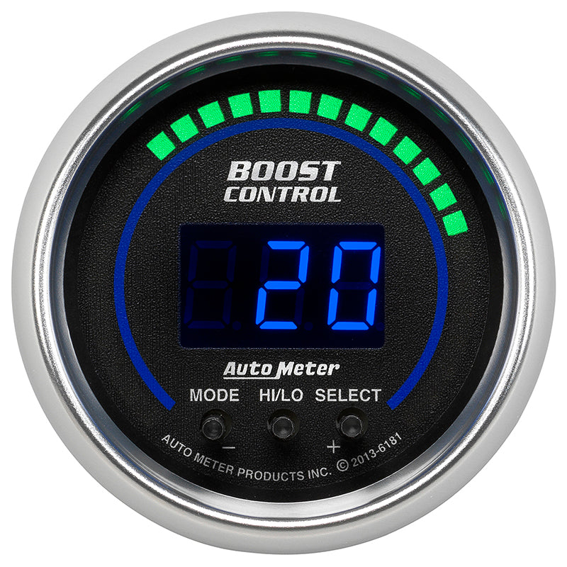 AutoMeter AU6181 Cobalt 2-1/16" Elec Boost Controller Dual Stage 0-30 PSI