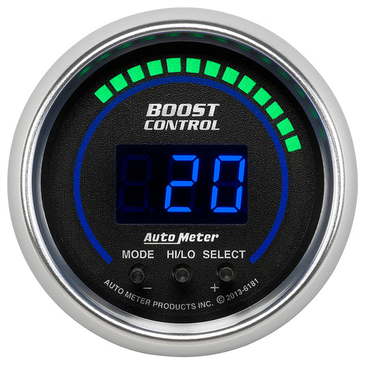 AutoMeter AU6181 Cobalt 2-1/16" Elec Boost Controller Dual Stage 0-30 PSI